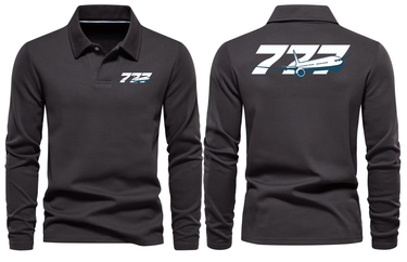 BOEING 777 LONG SLEEVE POLO